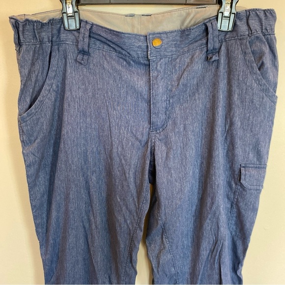 Duluth Trading Company Cargo Pants Navy Blue Womens 14x33 - Picture 2 of 7